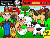 Farm Clip art MEGA bundle