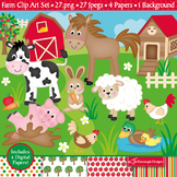 Farm Clipart / Farm Animals Theme Clip Art (C11)