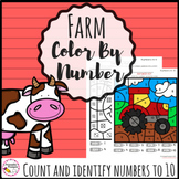 Farm Color By Number