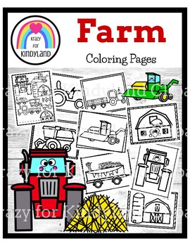 farm drawing coloring