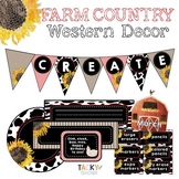 Farm Country Western Classroom Decor Bundle