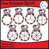 Farm Cow Spinners Clipart