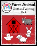 Farm Craft Activity: Barn Writing, Duck, Goat, Sheep, Rabb