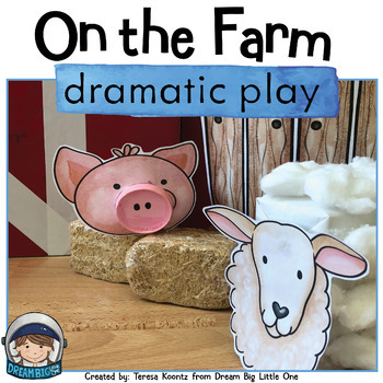 Preview of Farm Dramatic Play Center / Pretend Play Farm Chores