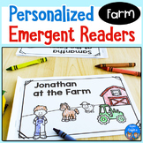 Farm Emergent Readers - Personalized Name Books