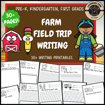 Preview of Farm Field Trip Writing PreK Kindergarten First Grade TK UTK