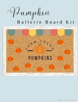 Farm Fresh Pumpkins Bulletin Board Kit by Learning Lane Classroom