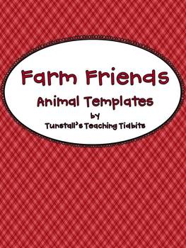 Preview of Farm Friends Animal Templates