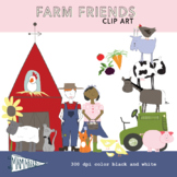 Farm Friends Clip Art Bundle