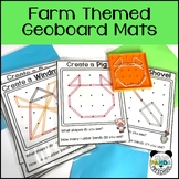 Farm Geoboards Activity for Preschool Math