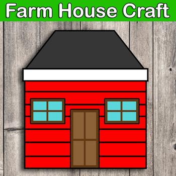 Preview of Farm House Craft | Bulletin board activity | National Farmers Day | Vocational