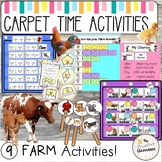 Farm Carpet Time Activities Circle Time | Preschool | Kind