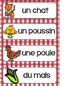 Farm Language and Math Activities- FRENCH by Mme Meaghan's Early Learning