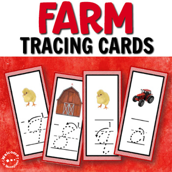 Preview of Farm Letter and Number Cards for Language Centers or Hands-on Activities