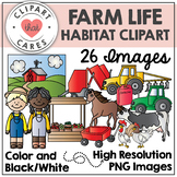 Farm Life Clipart by Clipart That Cares