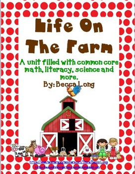 Preview of Farm - Life On The Farm - Filled with common core activities