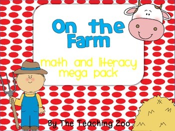 Preview of Farm MEGA Math & Literacy Learning Pack