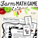 Farm Math Game with Addition to 20 and Subtraction from 10