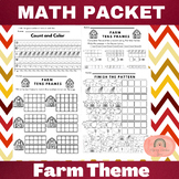 Farm Math Packet