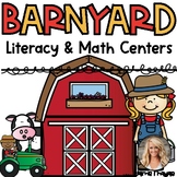 Farm Math and Literacy Centers for Kindergarten