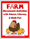 Farm Theme Science with Movement Activities, Literacy, and