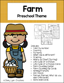 Farm Preschool Theme Pack