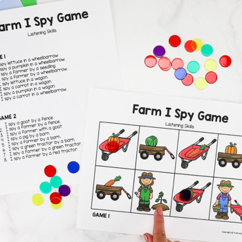 farm printable math literacy activities for pre k