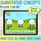 Farm Quantitative Concepts Boom Cards™ | More Less All Non