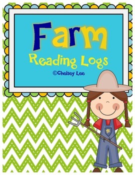 Farm Reading Logs by The Colorful Chalkboard | Teachers Pay Teachers