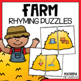 Farm Rhyming Puzzles