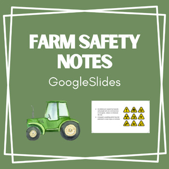 Preview of Farm Safety Notes | Agriculture Production