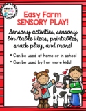 Farm Sensory Play