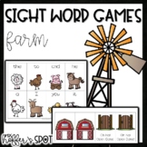 Farm Sight Word Games