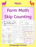 Farm Skip Counting by 2s, 3s, 5s, 10s - farm math activities