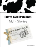 Farm Subtraction Math Stories BOOKLET
