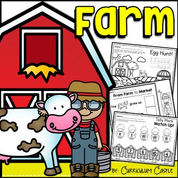 Preview of Farm: Thematic Unit - Activities and Printables!