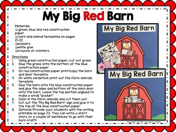 Farm Thematic Unit Activities And Printables By Curriculum Castle