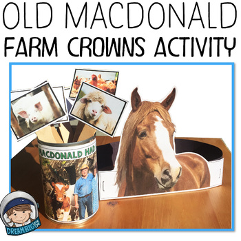 Preview of Farm Theme Animal Crowns Old MacDonald Fun Activity