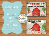 Farm Theme Bulletin Board Kit or Door Decor