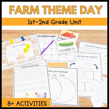 Preview of Farm Theme Day Unit - 1st and 2nd Grade