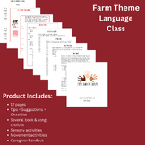 Farm Theme Early Language Group Curriculum