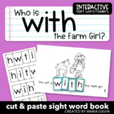 Farm Theme Emergent Reader: "Who Is with the Farm Girl?" S