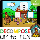 Farm Theme Number Bonds 3-10: Decomposing Numbers Math Goo