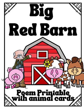 Big Red Barn Kindergarten Literature Unit