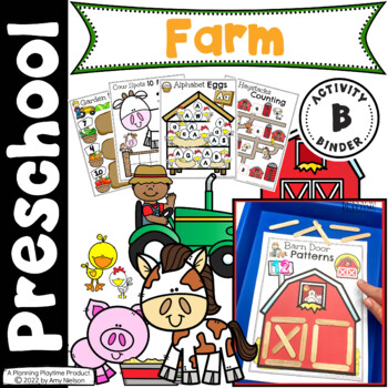 Preview of Farm Theme Preschool Activities