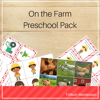 Preview of Farm Theme Preschool and PreK Skills