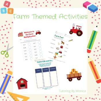 Preview of Farm Themed Activities