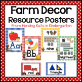Farm Classroom Decor