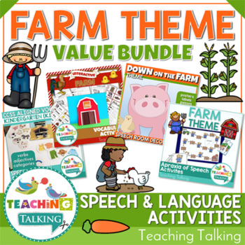 Farm Speech and Language Activities Value Bundle by Teaching Talking