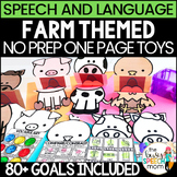 Farm-Themed Speech Therapy Activities for Articulation & L
